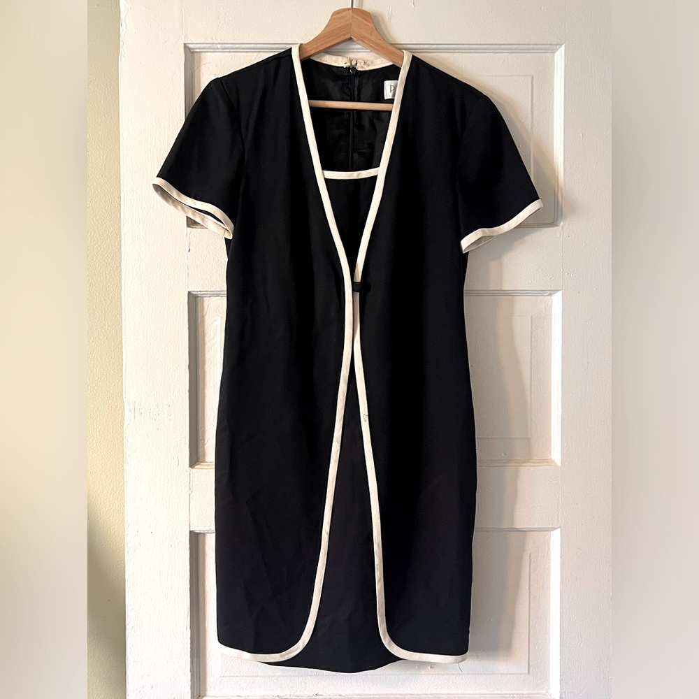 Vintage Black and White Dress
